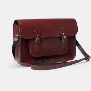 Cambridge Satchel Co Oxblood 15”